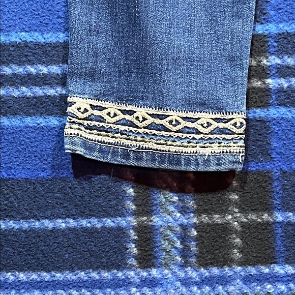 Royalty For Me Skinny Ankle Cut Blue Jeans - Size 8 - Picture 5 of 8